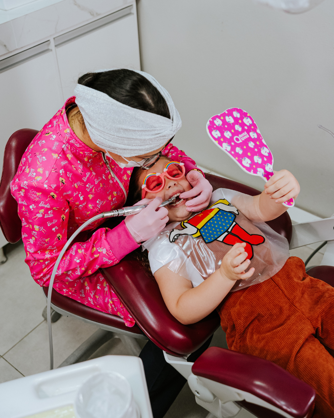 Atendimento de odontopediatria na Marinho Clínica Avançada